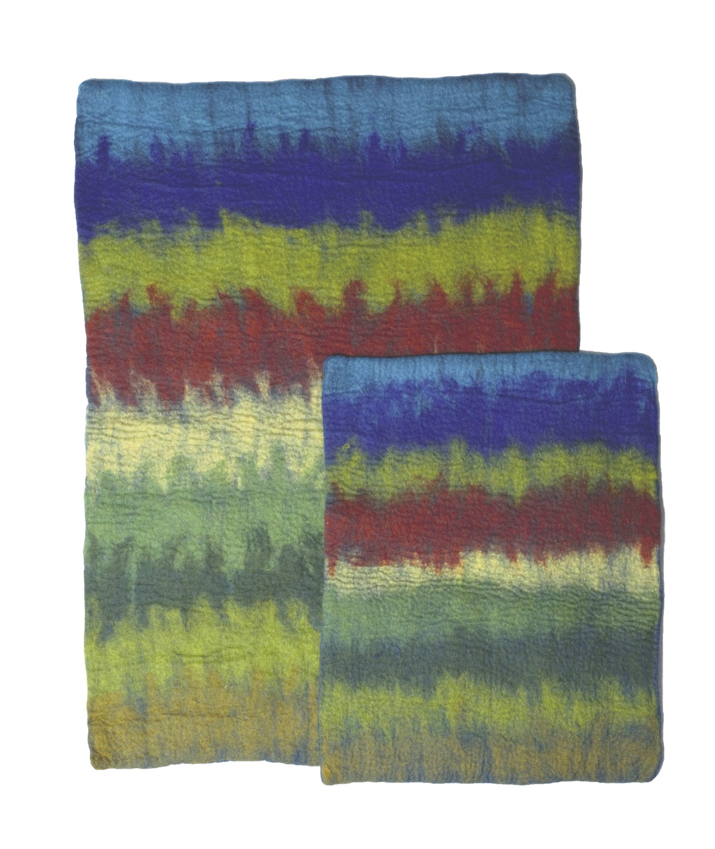 Wool Mat, Multi-Ombre, Bright